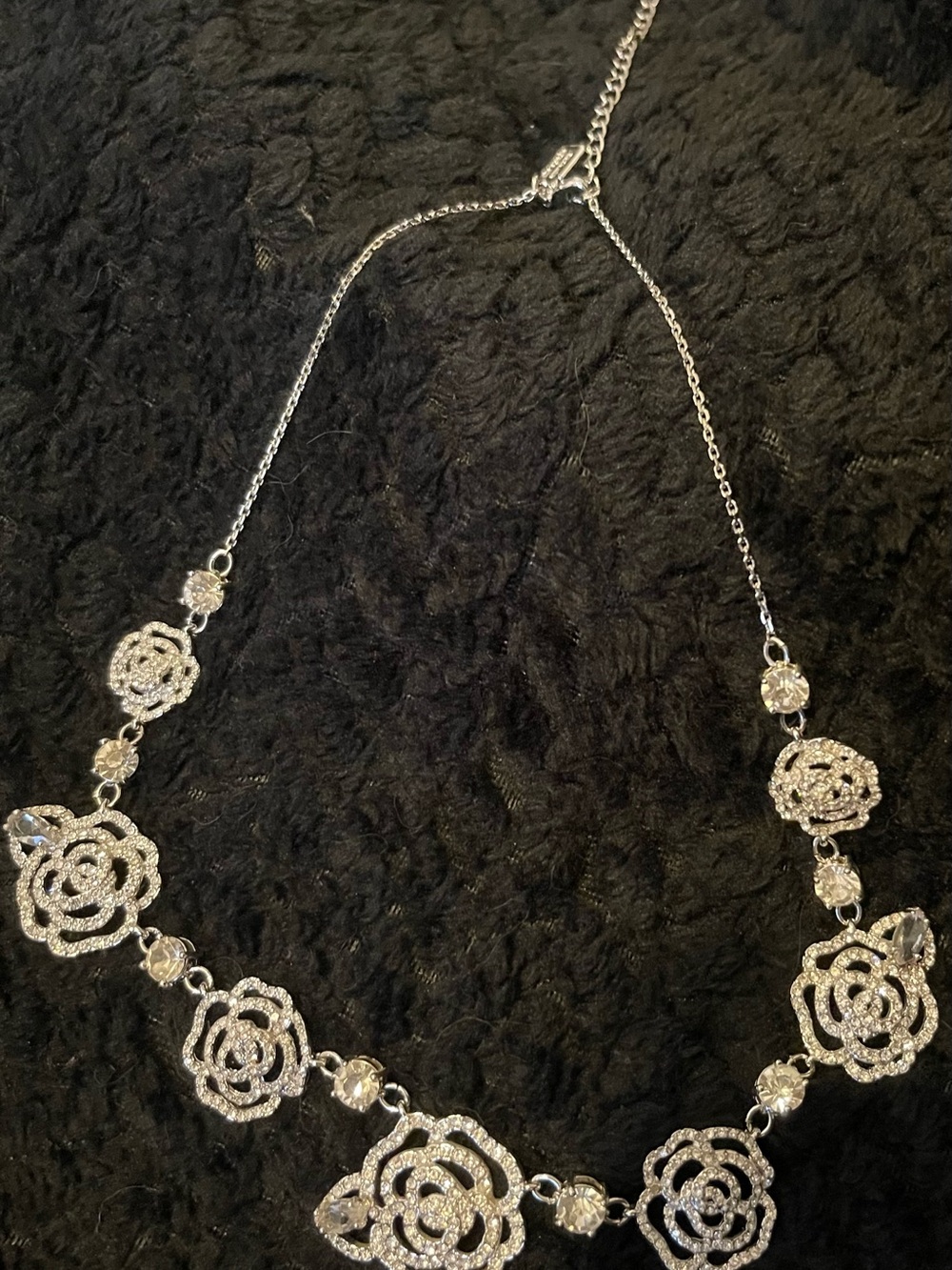 Kate Spade Crystal Rose Necklace.